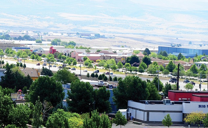 The Town of Prescott Valley and Highway 69. (Les Stukenberg/Tribune)