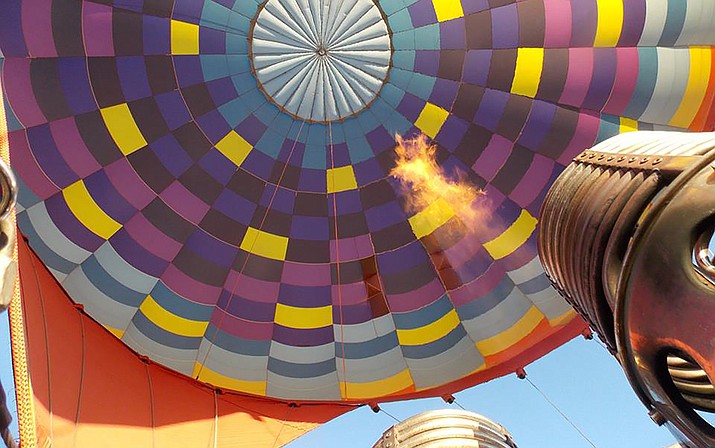 Hot air ballooning in the Verde Valley.