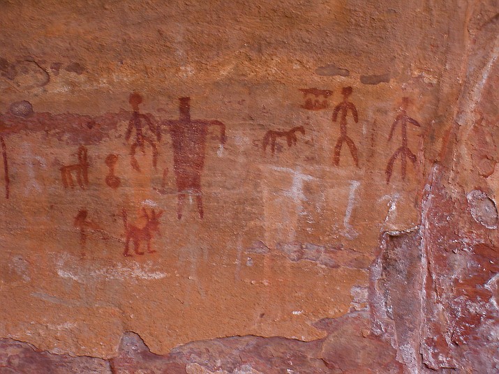 Pictographs highlight this hike in the Sedona area. (Nigel Reynolds/Courtesy)