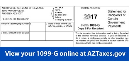 1099 g form
 Arizona Department of Revenue makes Form 11-G available ...