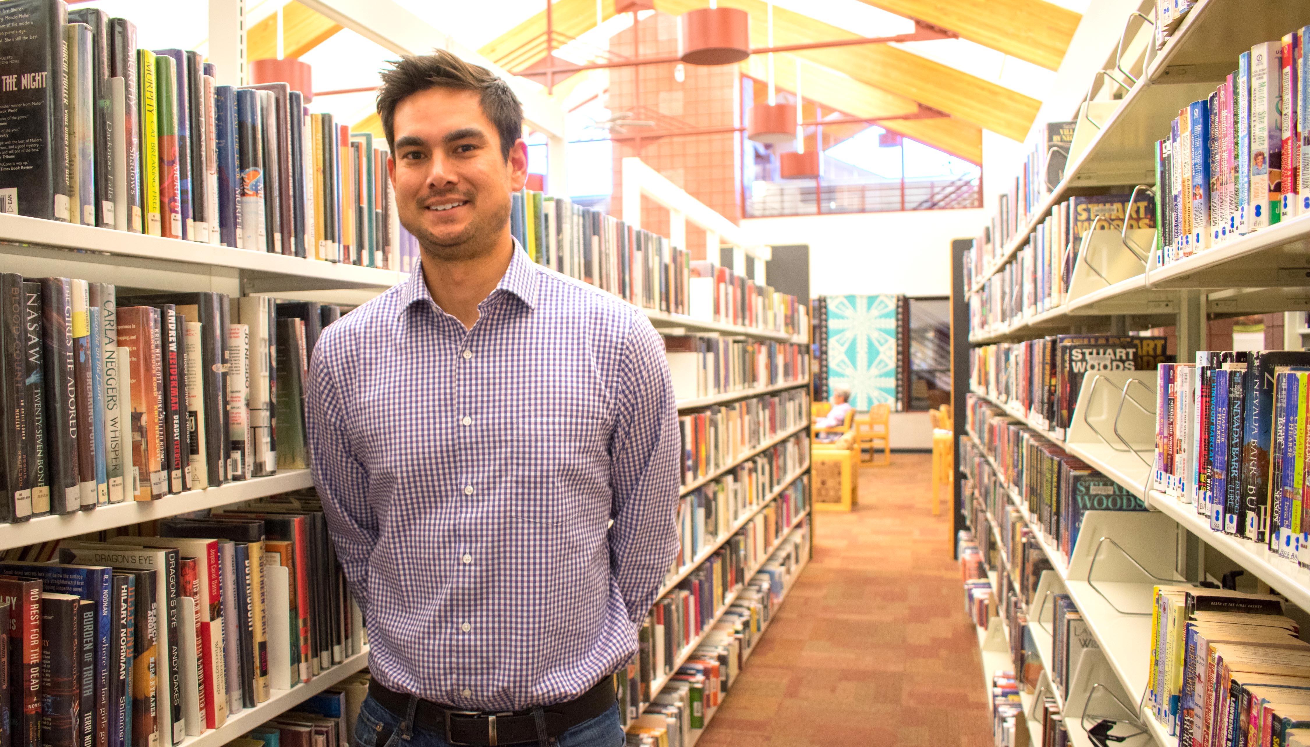 Ryan Bigelow leaps from Parks and Recreation to Cottonwood Library