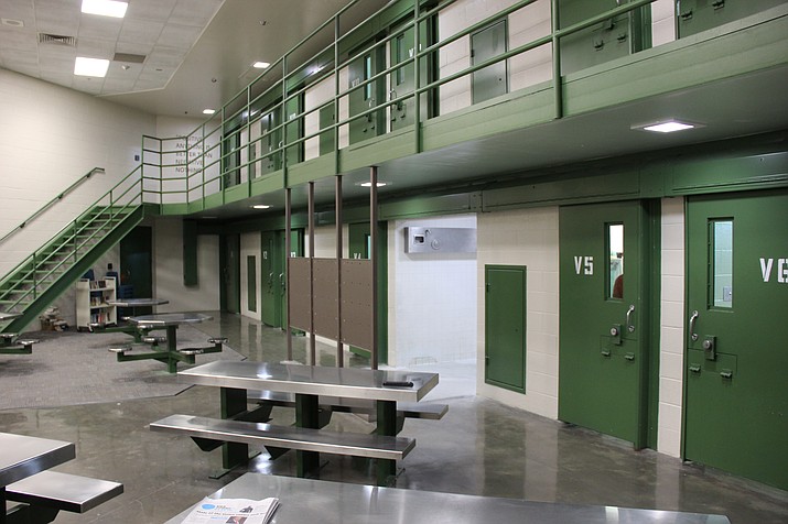 The mental health unit at the Yavapai County jail in Camp Verde. (Max Efrein/Courier)