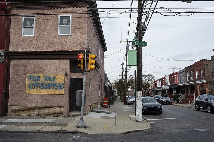 This Nov. 12, 2017, photo shows the Point Breeze neighborhood in Philadelphia. The Community Reinvestment Act of 1977 was designed to correct the damage of redlining, a now-illegal practice in which the government warned banks away from neighborhoods with high concentrations of immigrants and African Americans. (Sarah Blesener/Reveal via AP)