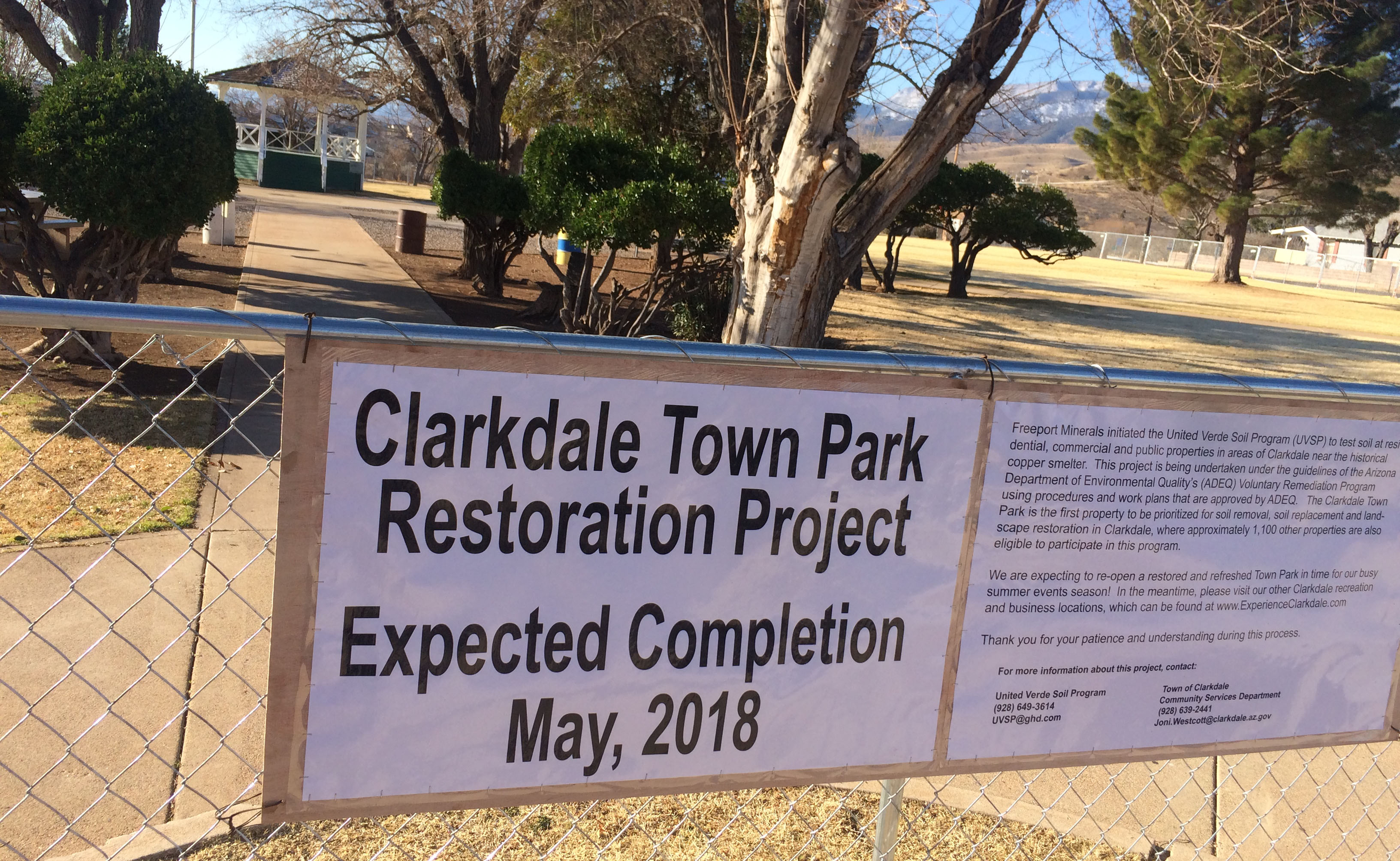 A closer look at Clarkdale park remediation process The Verde
