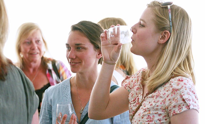 Many of the Verde Valley’s wineries will be in the “wine tent” at this year’s fourth annual Spring Heritage Pecan & Wine Festival, March 17-18. (Photo by Bill Helm)
