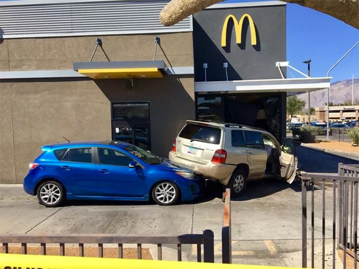 Woman killed by SUV that crashed into Tucson McDonald's drivethru