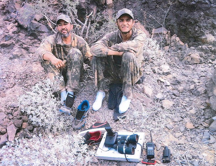 According to federal prosecutors, this photo was taken near Ajo, Arizona by drug-smuggling scouts. It was used as evidence in a 2015 federal court case. (U.S. District Court)