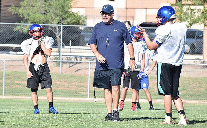 Jerome Rhoades said of his departure as Camp Verde football coach: “Man it was fun while it lasted and I really enjoyed the kids and I’ve really enjoyed the effort that they gave and the things that they did to try and make us a better football team.” VVN file photo