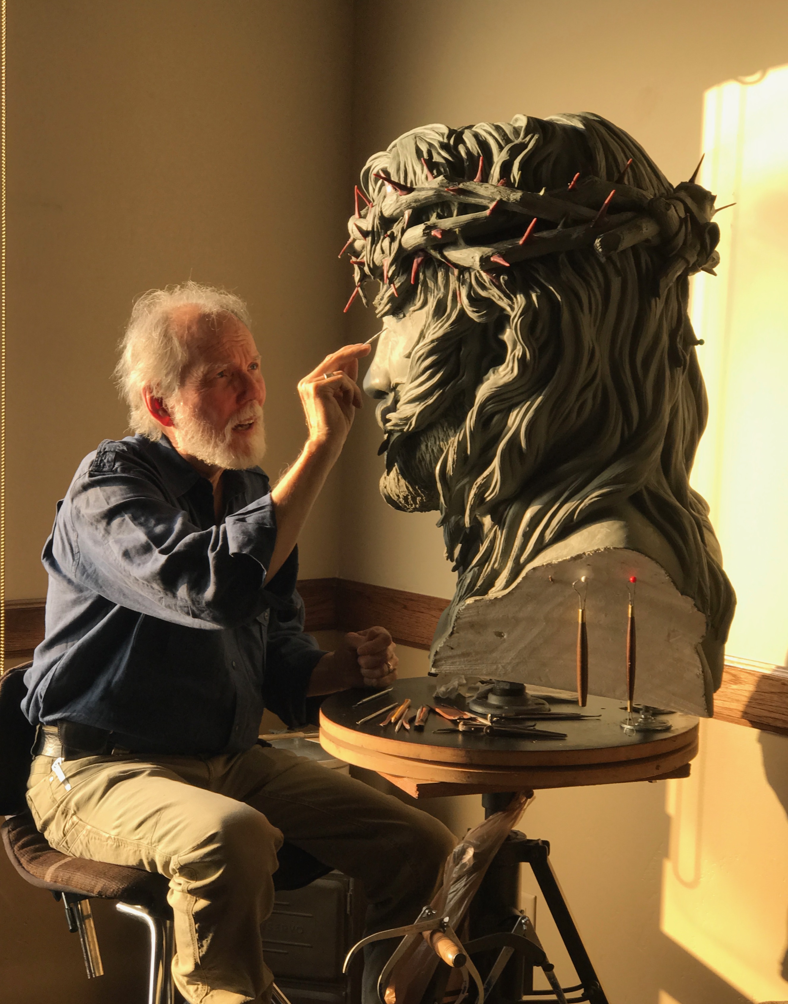 Chapel of the Holy Cross installs monumental Christ of the Holy Cross