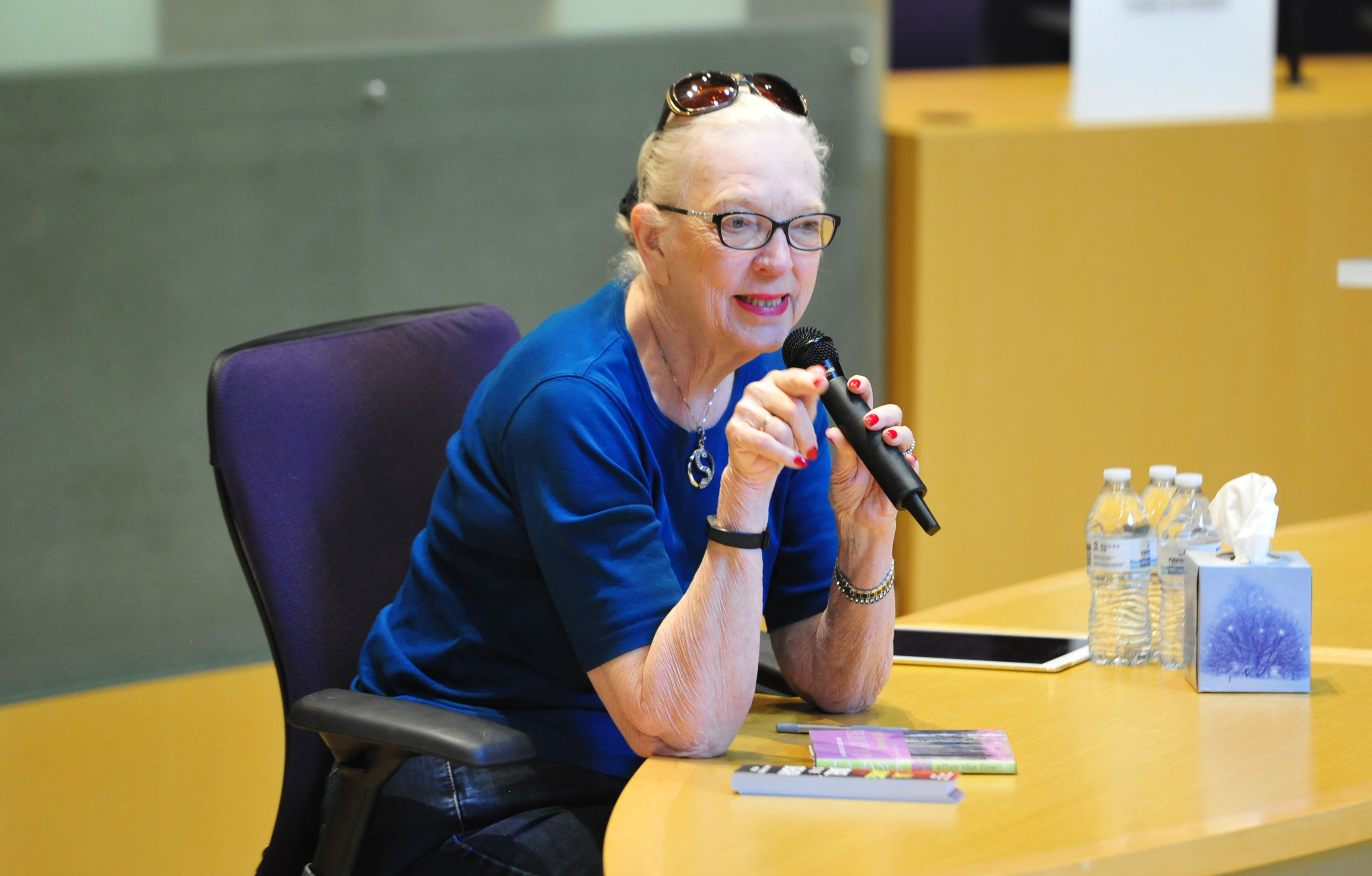 Murder mystery writer J.A. Jance entertains readers with pages out of