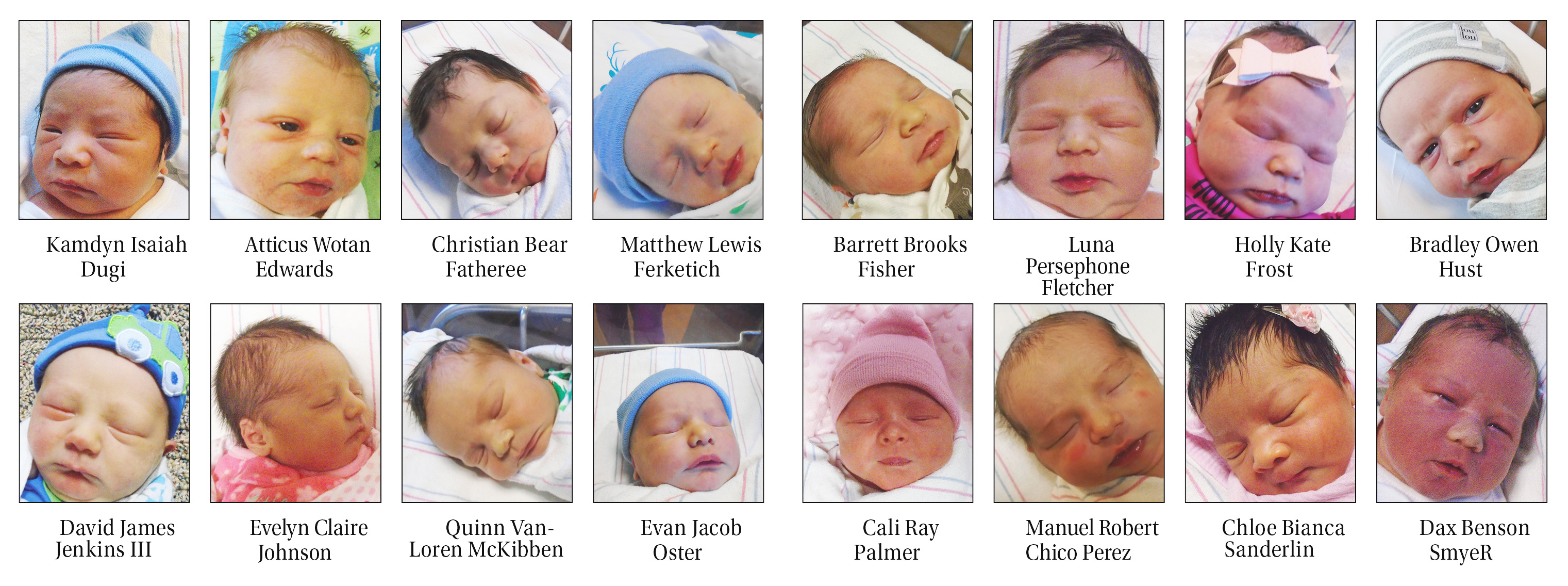 Birth Announcements Monday, April 9, 2018 The Daily Courier