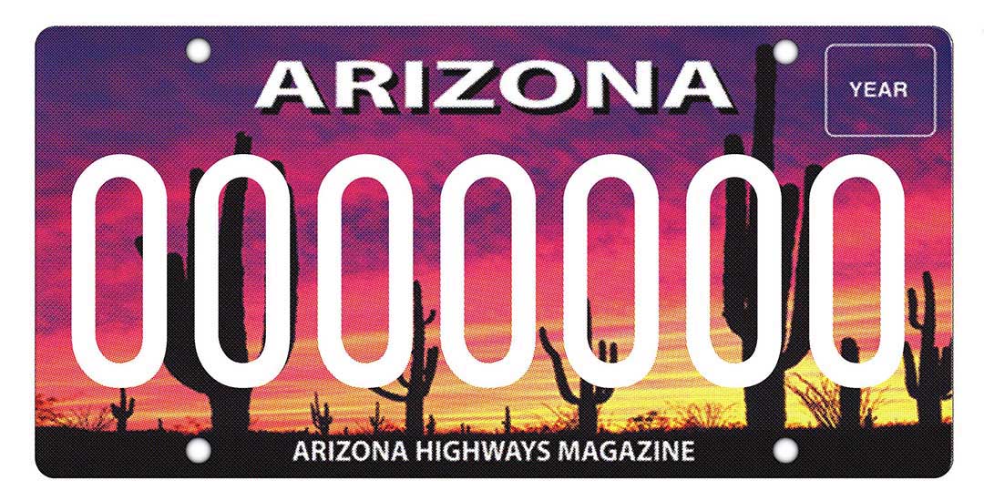Arizona Highways license plate raises 3M for magazine WilliamsGrand