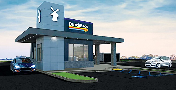 Residents of Cottonwood may have more options for their early-morning coffee fix in the near future with the addition of a Dutch Bros. Coffee in the Food City Shopping Center along State Route 89A. Courtesy photo