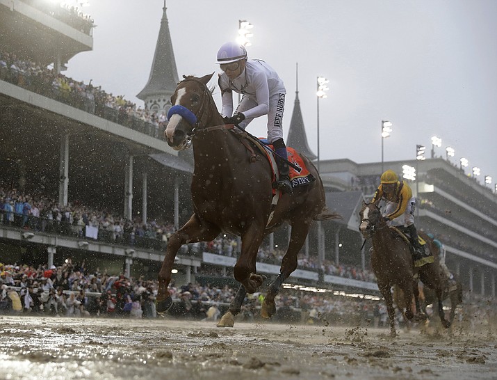 Justify wins sloppy Kentucky Derby Kingman Daily Miner Kingman, AZ