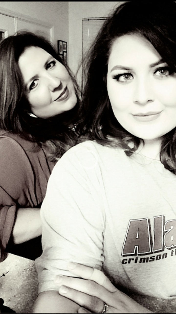 Mom, Mary Jude Latham, 47..Daughter Caitlyn, 22