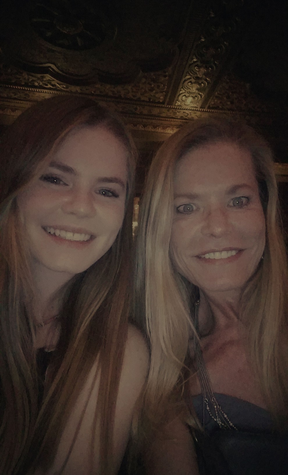 Madison Buckles, age 18 and Karen Zibelin, age 51 at the beautiful Tennessee Theater in Knoxville, TN