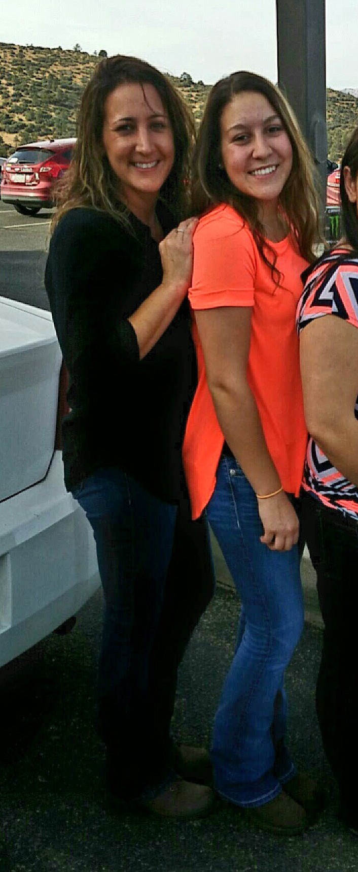 Mother Tamara Myers 39 (Left) , Daughter Katie Chisum 19 (Right). Always asked if we are sister's when we are out in public