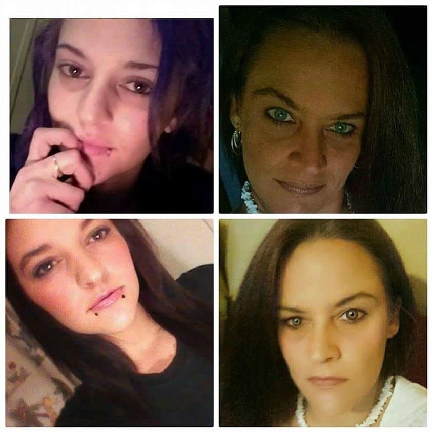 Taylor mack 18 on the left Kristi mack 42 on right