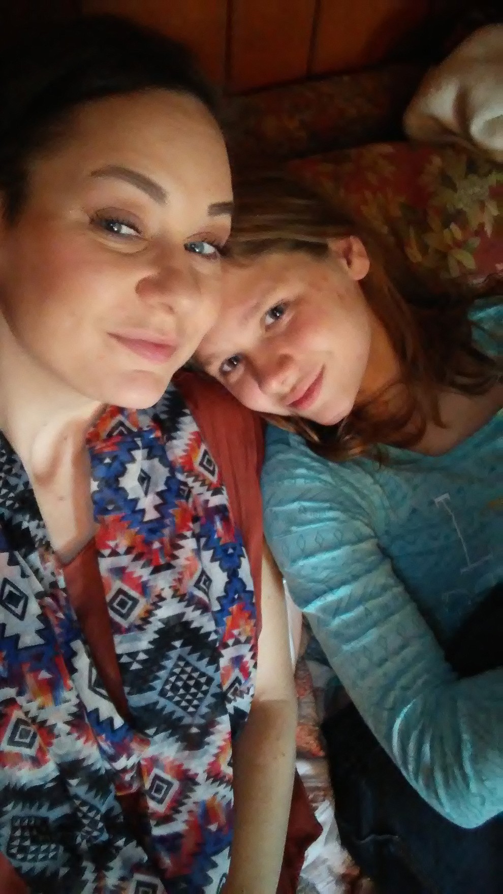 Tara Maes age 35.Chloe' Brewer 13