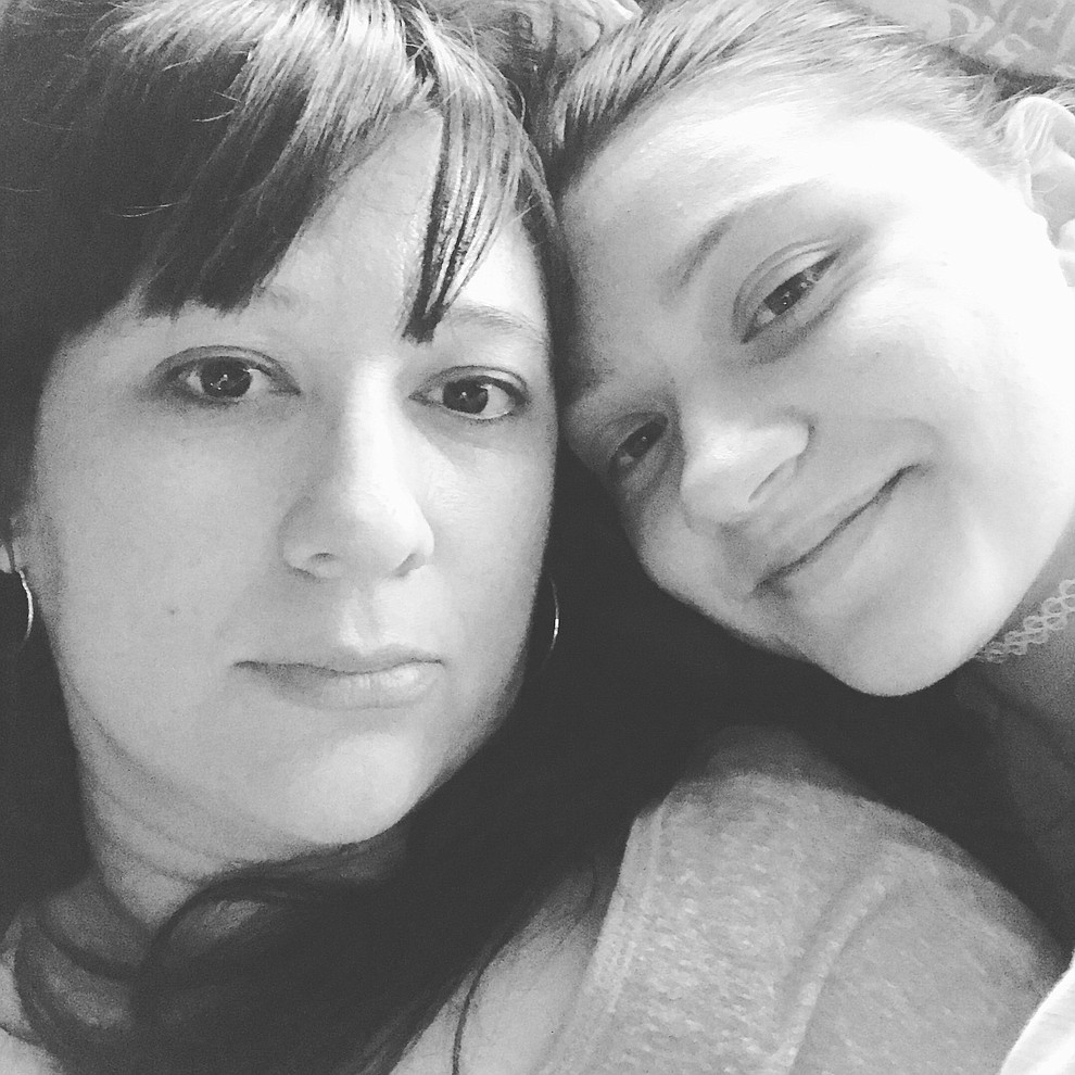 Kary Esparza-Baker and Samantha Esparza-Baker, age 13