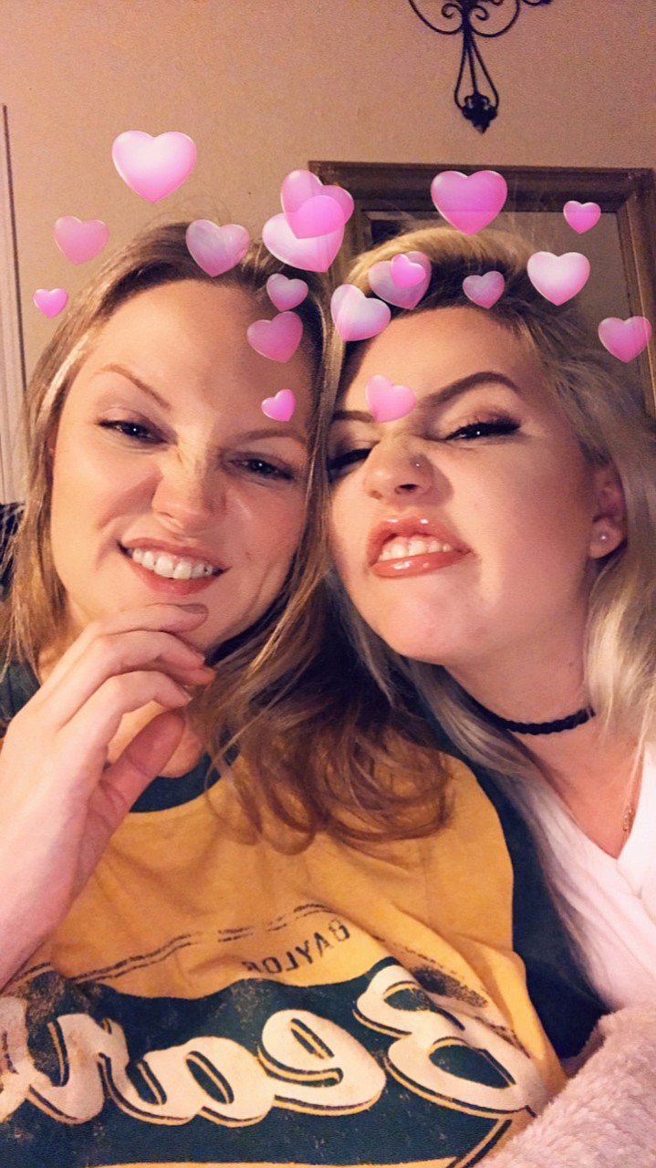 Jennifer Sehon (mother, 42).Emily Johnson (daughter, 20)