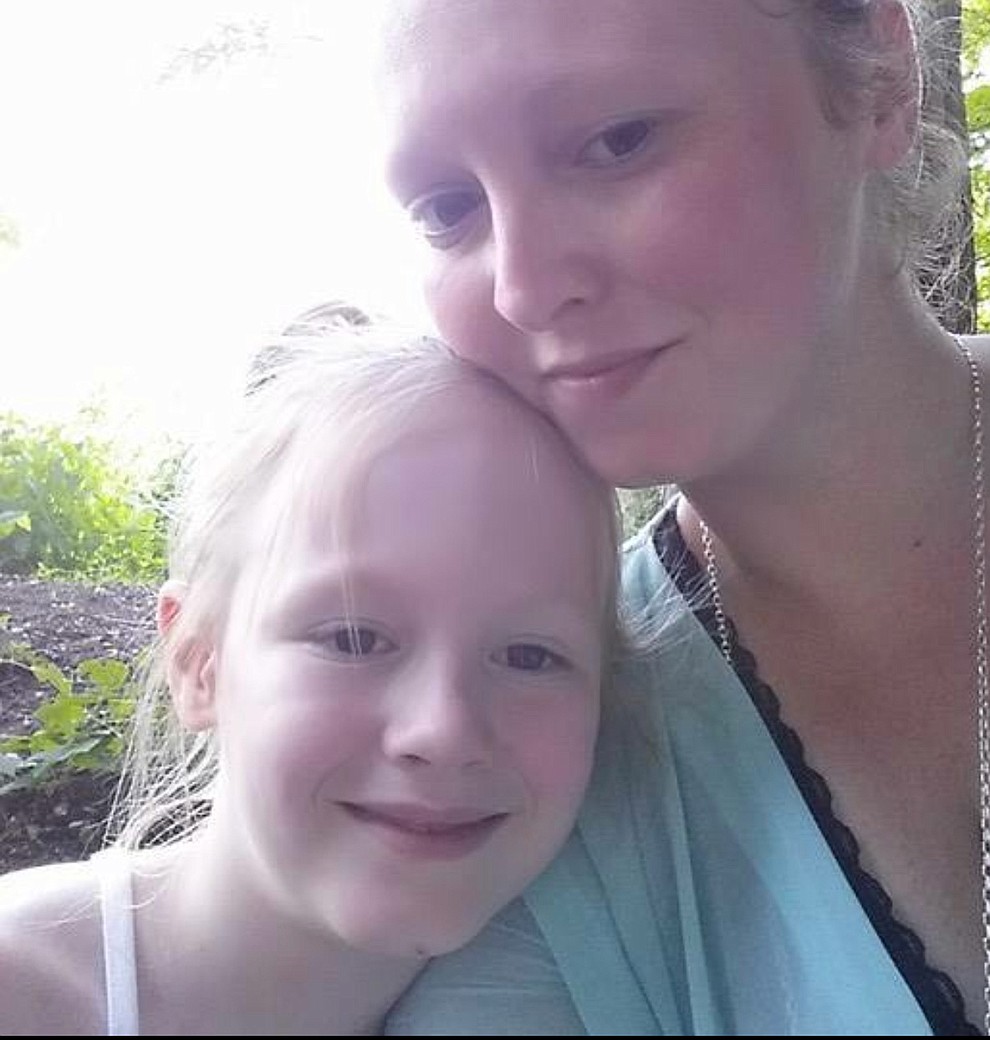 Alicia Holman (mother) and Katelyn VanBuskirk (daughter) age 10