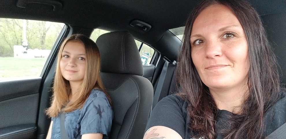 Cory and Alexis Martineau. .Cory (mom) 37 .Alexis (daughter) 13