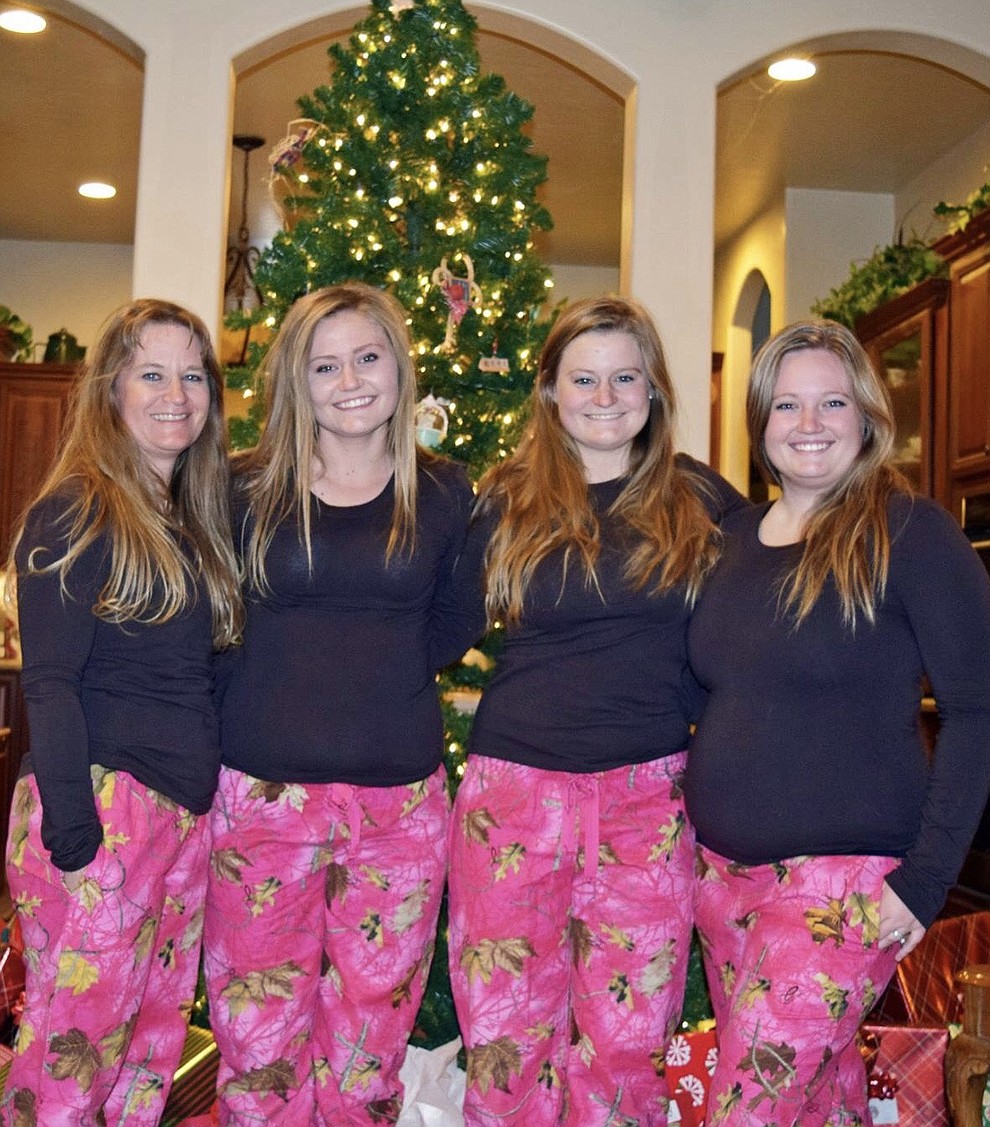 Patti Flick.Hannah (Flick) Delbridge .Sabrina (Flick) Rozendaal.Savannah Flick