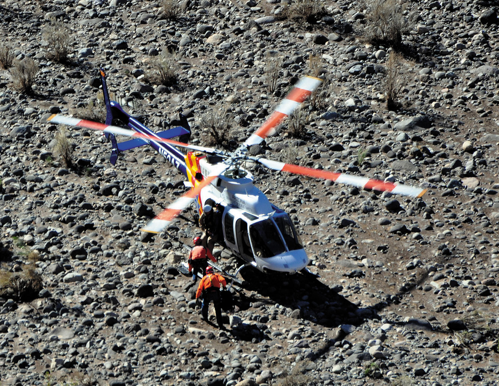 DPS helicopter damaged by bird strike back in service | Kingman Daily ...