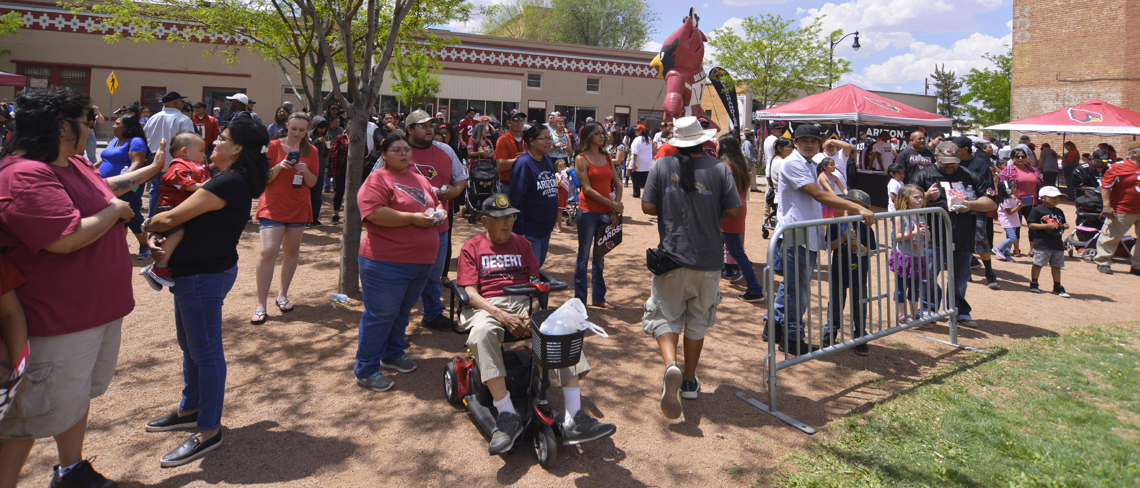 Arizona Cardinals third round draft picks broadcast from Winslow