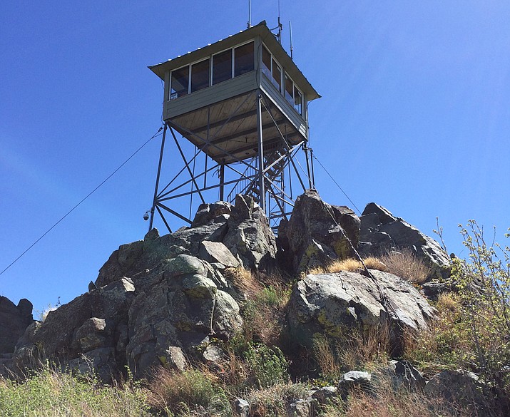 Spruce Mountain lookout tower, located in the Prescott National Forest. (Courtesy)