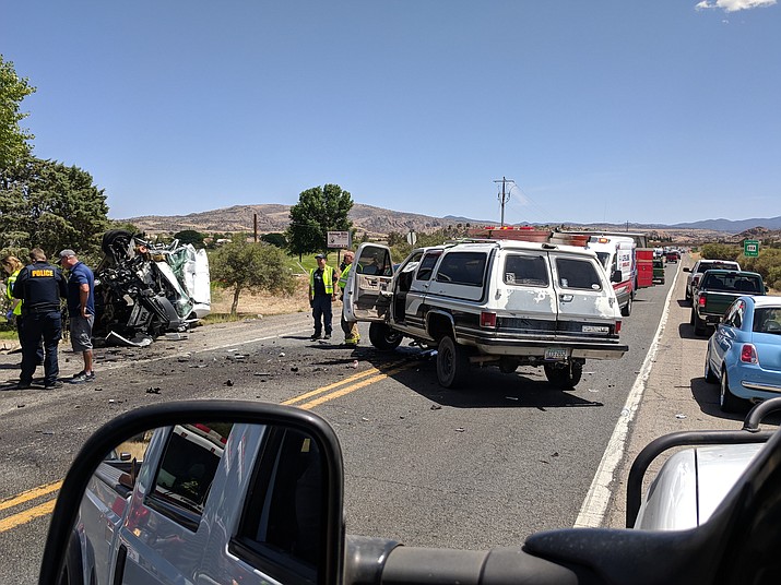 2 sent to hospital after headon collision in Prescott The Daily