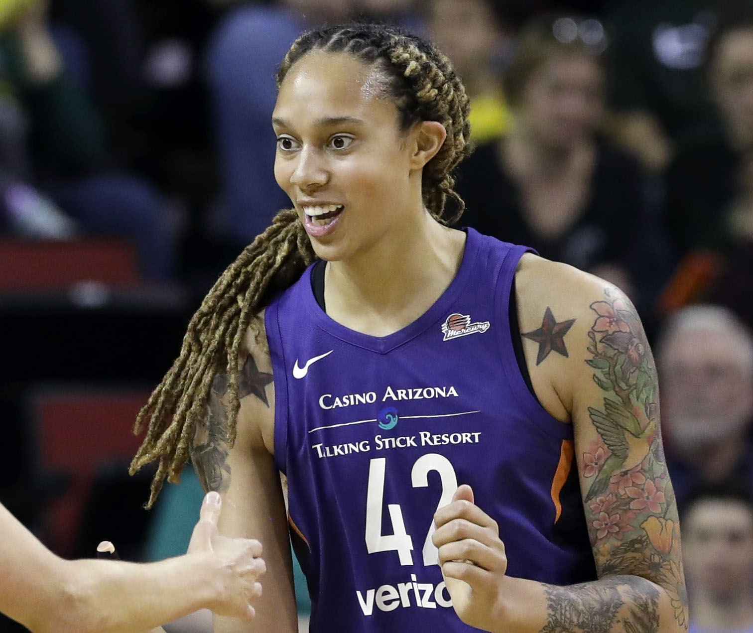 Mercury’s Brittney Griner named WNBA Player of the Week.