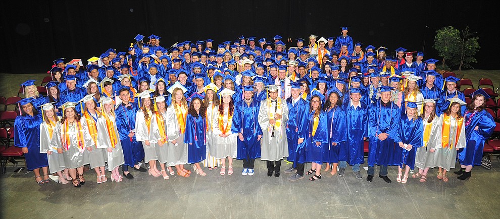 The Class of 2018 at the Chino Valley Commencement held Wednesday, May 23, 2018 at the Prescott Valley Event Center. (Les Stukenberg/Courier)