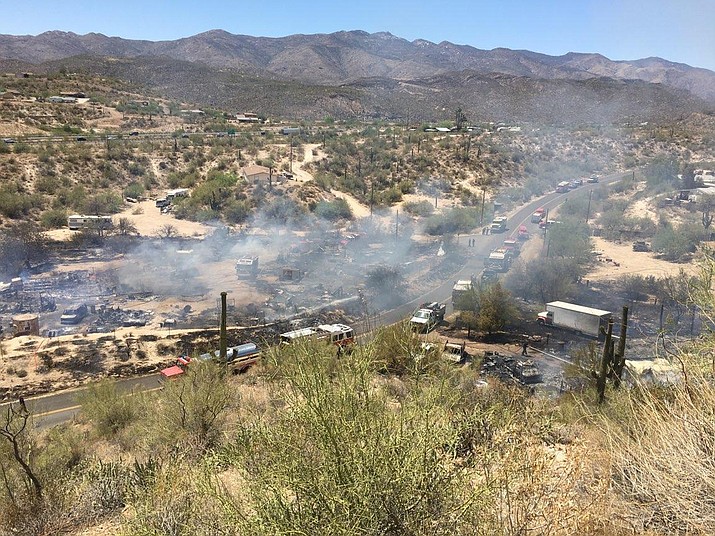 Two homes destroyed by wildfire in Black Canyon City The Daily Courier Prescott, AZ