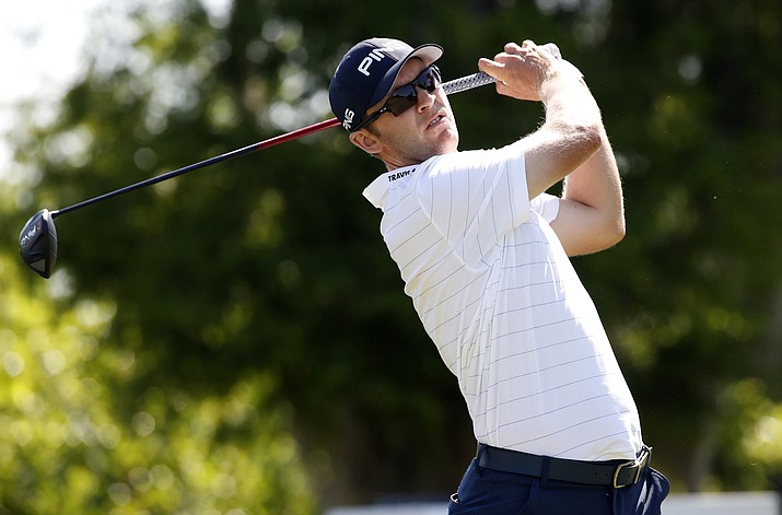 Seamus Power, of Ireland, hits off the second tee during the final round of the PGA Zurich Classic golf tournament’s two-man team format at TPC Louisiana in Avondale, La., Sunday, April 29, 2018. (Tyler Kaufman/AP, File)