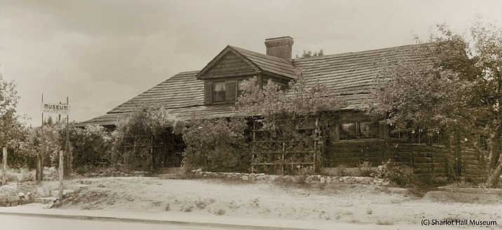 The “Governor’s Mansion” was one of the first substantial structures built in the new town of Prescott in 1864, when most other dwellings were shanties or miners’ tents. The long-abandoned log-building was restored by Sharlot Hall and became the museum she envisioned as a young girl after listening to stories of those early Territorial days. She opened the museum doors and welcomed her first visitors on Monday, June 11, 1928.