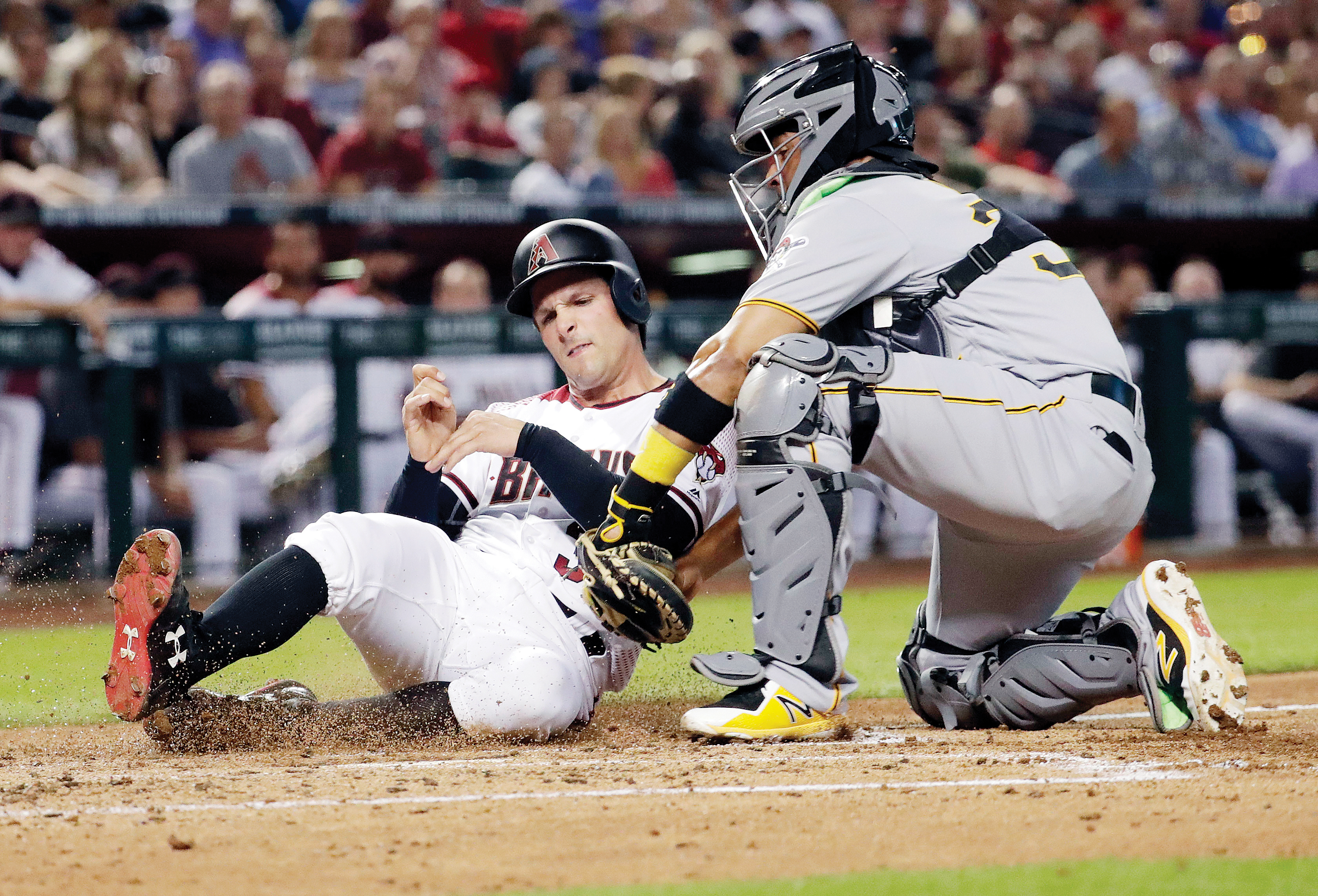 Dbacks score on late wild pitches to beat Pirates 95 The Daily
