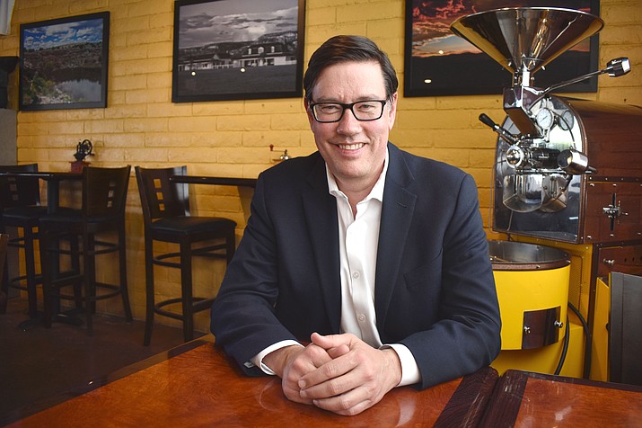 Earlier this month, Sen. Steve Farley stopped in Camp Verde to discuss his platform with the Verde Independent during his campaign in Arizona against incumbent Governor Doug Ducey. VVN/Halie Chavez