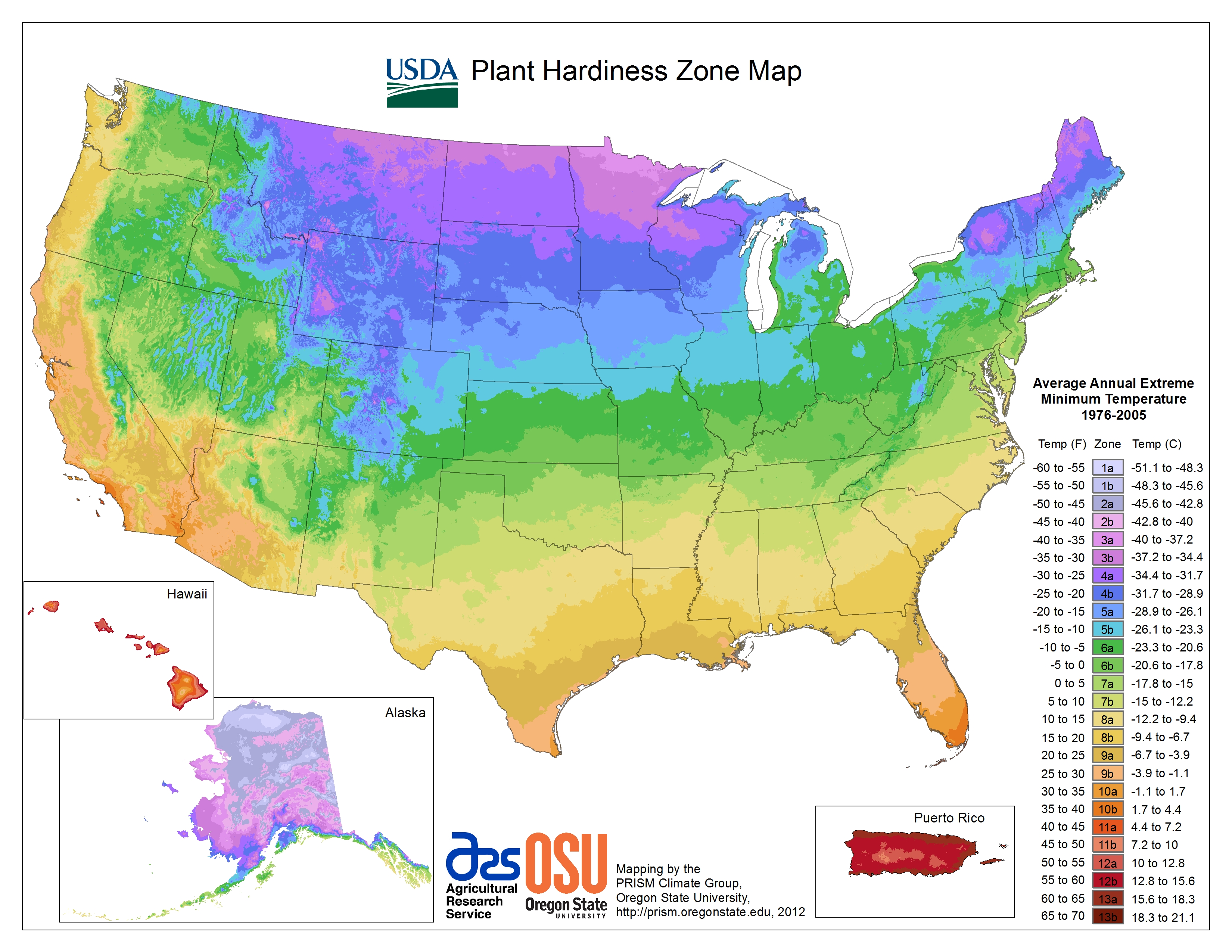 How To Use The Plant Hardiness Map The Daily Courier Prescott Az