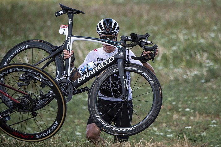 Froome Flies Off The Road Into A Ditch In Opening Tour Stage The Daily Courier Prescott Az