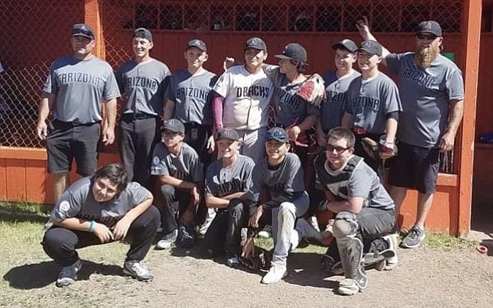A combined Verde Valley Little League team during the regular season. Eight of the 11 players in the photo will compete for the VVLL Juniors All-Star Team at the state tournament. Photo courtesy Krista Cowgill 