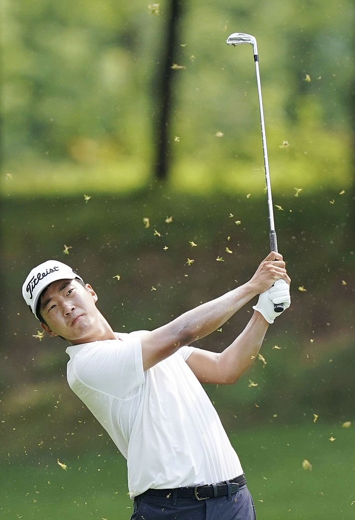 Michael Kim spent his 25th birthday moving within 18 holes of his first PGA Tour victory.