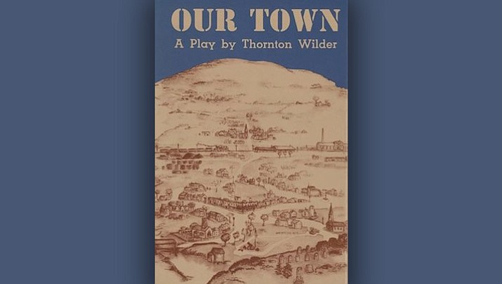 The play “Our Town” by Thornton Wilder is set in the fictional American small town of Grover’s Corners around the turn of the century. A narrator called the Stage Manager introduces the audience to the various people living everyday lives there, including birthdays, school days, wedding days and funerals. The play reminds us that we should treasure the small joys of life. (1938 first edition cover/ Library of Congress)