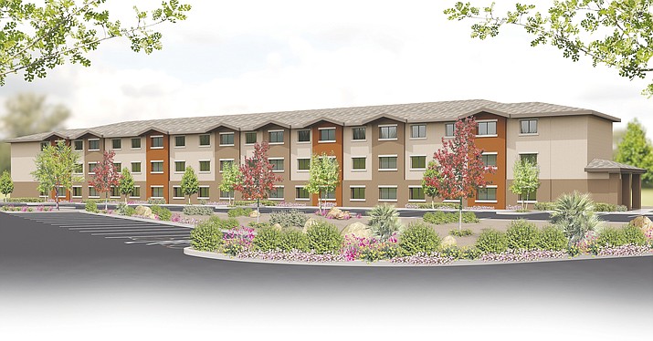 A rendering of the Brook Apartments project in Chino Valley. (Courtesy)