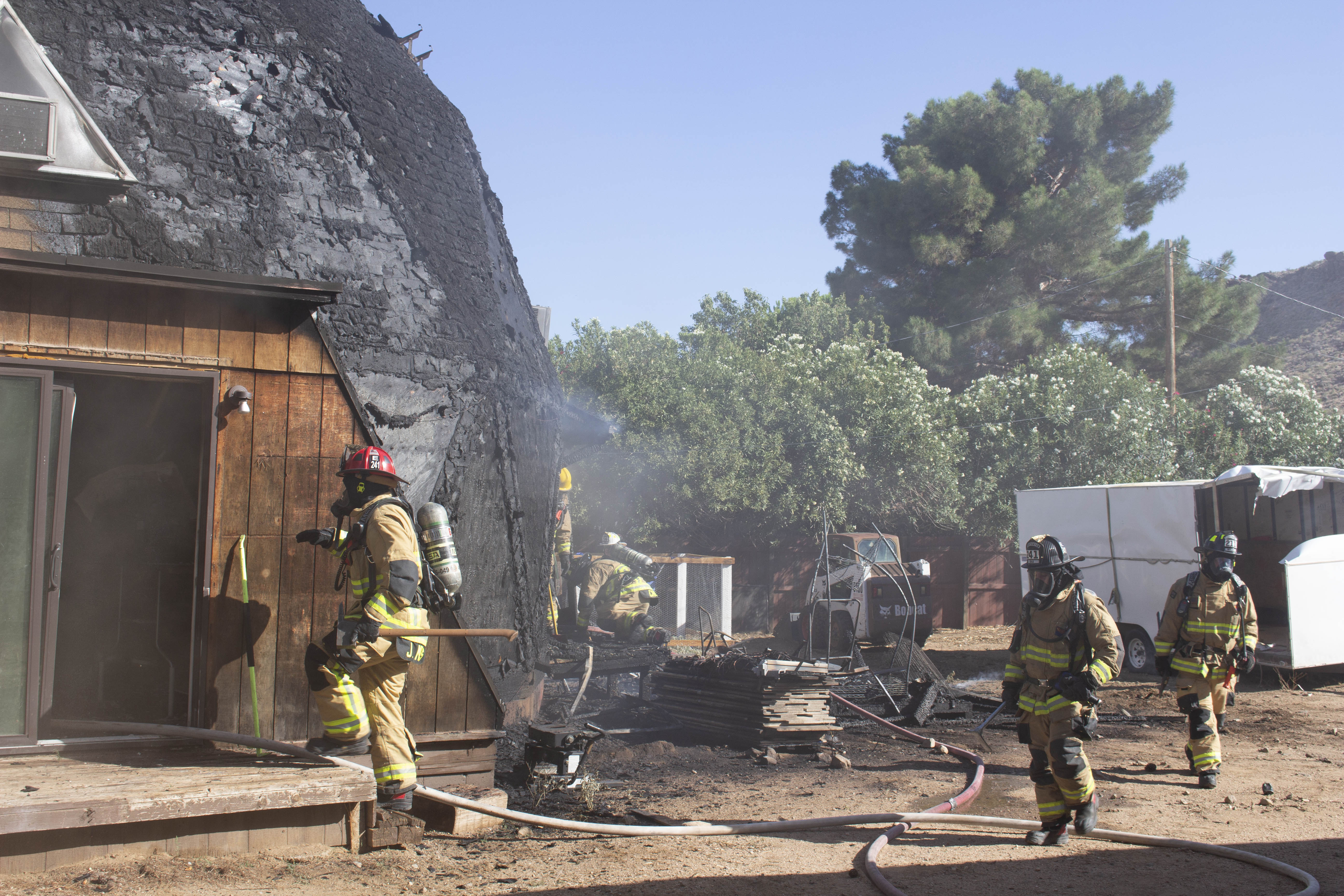 Domeshaped home on Christy Drive catches fire Kingman Daily Miner