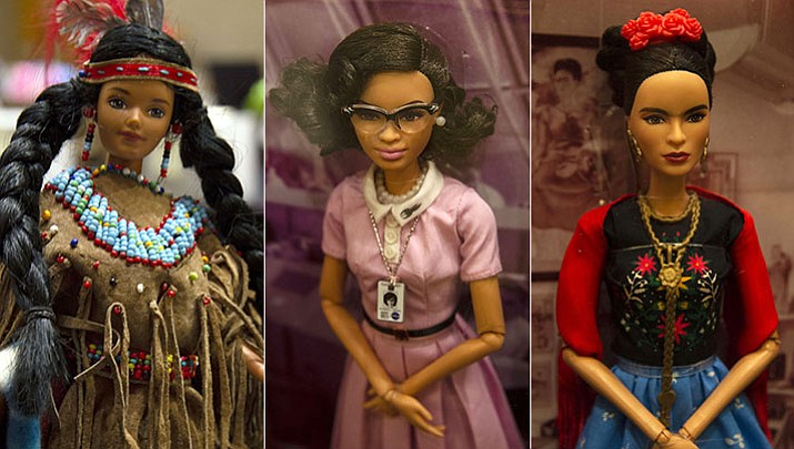 In an age of heightened multiculturalism and such movements as #MeToo, Mattel is among the companies – from cosmetic brands to fashion lines – working to reflect an ever-changing audience and customer base of different shapes, sizes, complexions and careers. (Photos by Vivian Meza/Cronkite News)