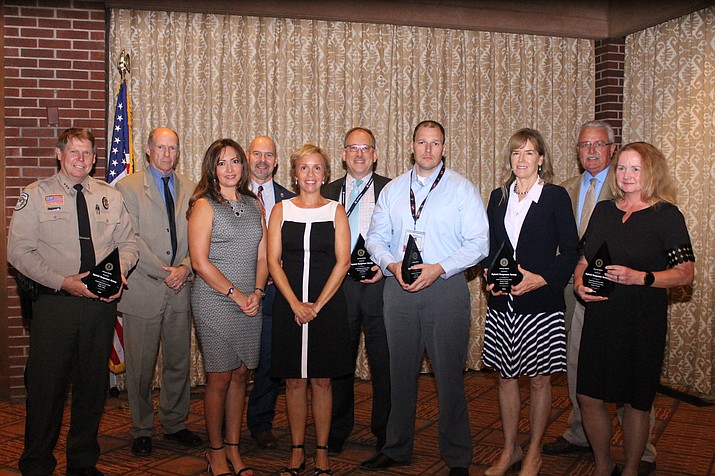 Yavapai County Attorney Sheila Polk (third from right) was awarded along with the other members of the Arizona Opioid Response Group, for their work to reduce opioid misuse, abuse, addiction and death. (Yavapai County Attorney’s Office/Courtesy) 

