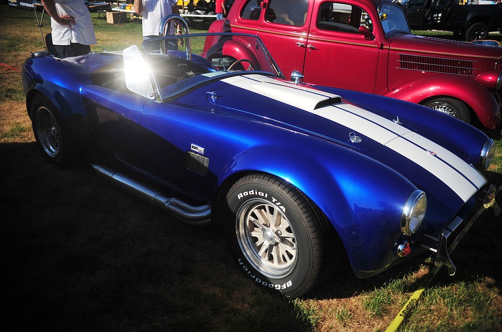 1965 Cobra on display as the Prescott Antique Auto Club puts on its 44th annual show Saturday, August 4, 2018 at Watson Lake. The show continues through Sunday, August 5, 2018. (Les Stukenberg/Courier)