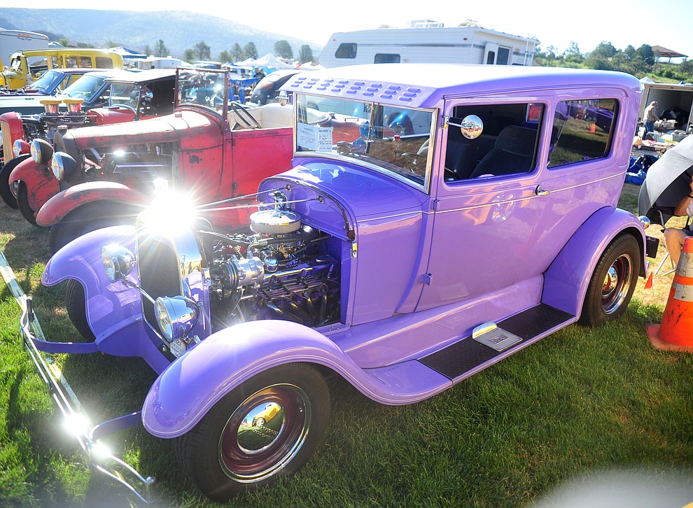 A 1929 Ford Model A as the Prescott Antique Auto Club puts on its 44th annual show Saturday, August 4, 2018 at Watson Lake. The show continues through Sunday, August 5, 2018. (Les Stukenberg/Courier)